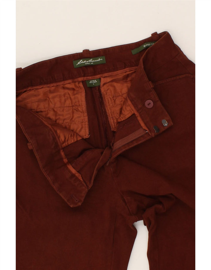 EDDIE BAUER Womens Bootcut Casual Trousers US 4 Small W28 L31 Brown Cotton Vintage Eddie Bauer and Second-Hand Eddie Bauer from Messina Hembry 