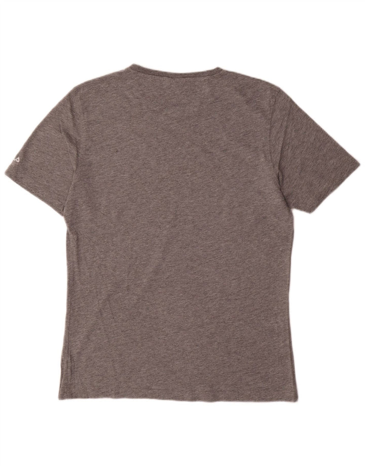 FILA Mens Graphic T-Shirt Top Large Grey