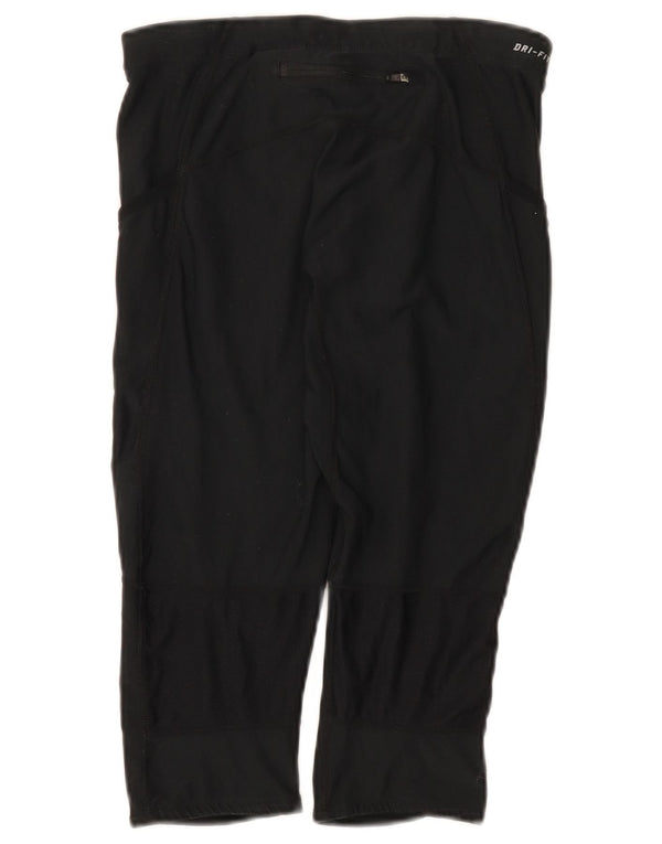 Leggings Nike Dri Fit Capri UK 12 Médio Preto Poliéster