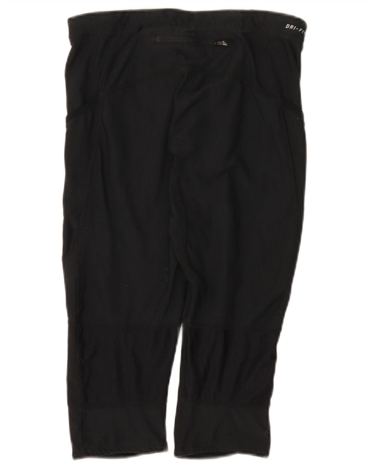 Leggings Nike Dri Fit Capri UK 12 Médio Preto Poliéster