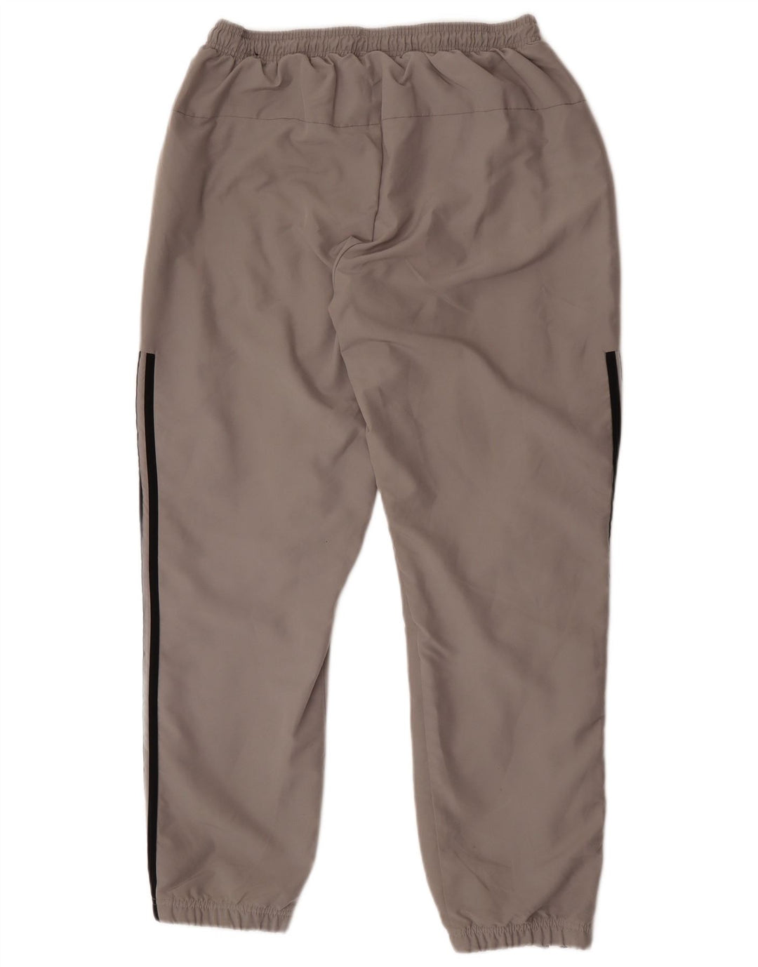 Calça de treino masculina Adidas Joggers grande poliéster cinza