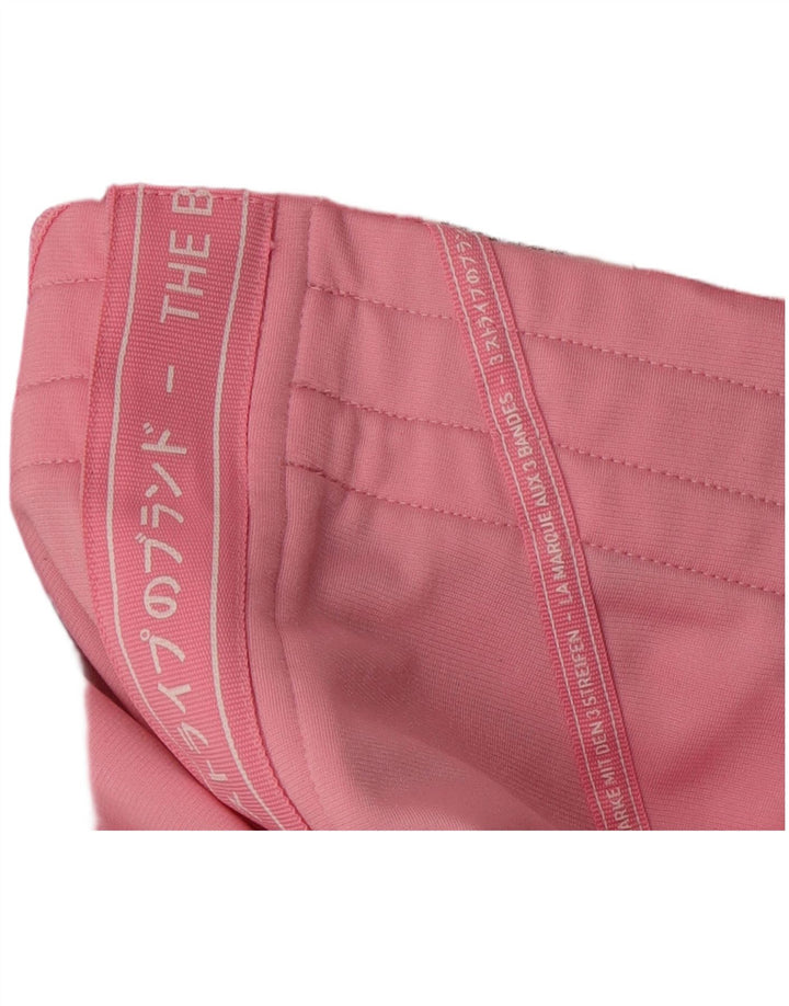 Adidas Meninas Graphic Tracksuit Top Jacket 11-12 Anos Rosa Poliéster