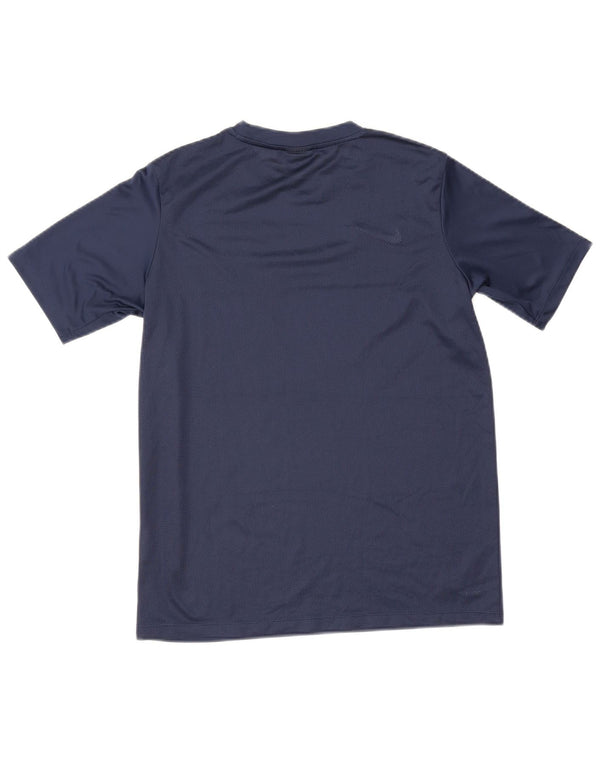 Camiseta Nike Boys Dri Fit Top 13-14 Anos XL Azul Marinho Colourblock