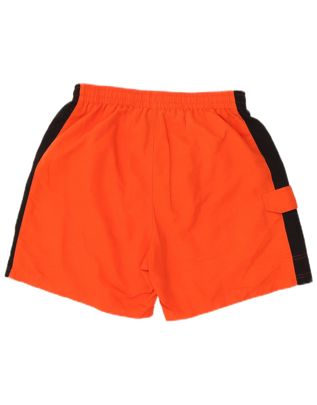 Shorts de natação masculino FILA grande poliéster colorblock laranja