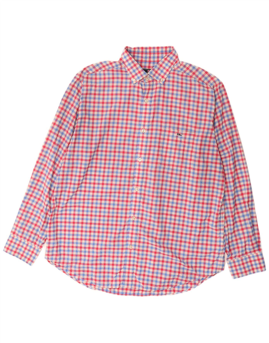 VINEYARD VINES Camisa masculina clássica de ajuste grande de nylon multicolorido