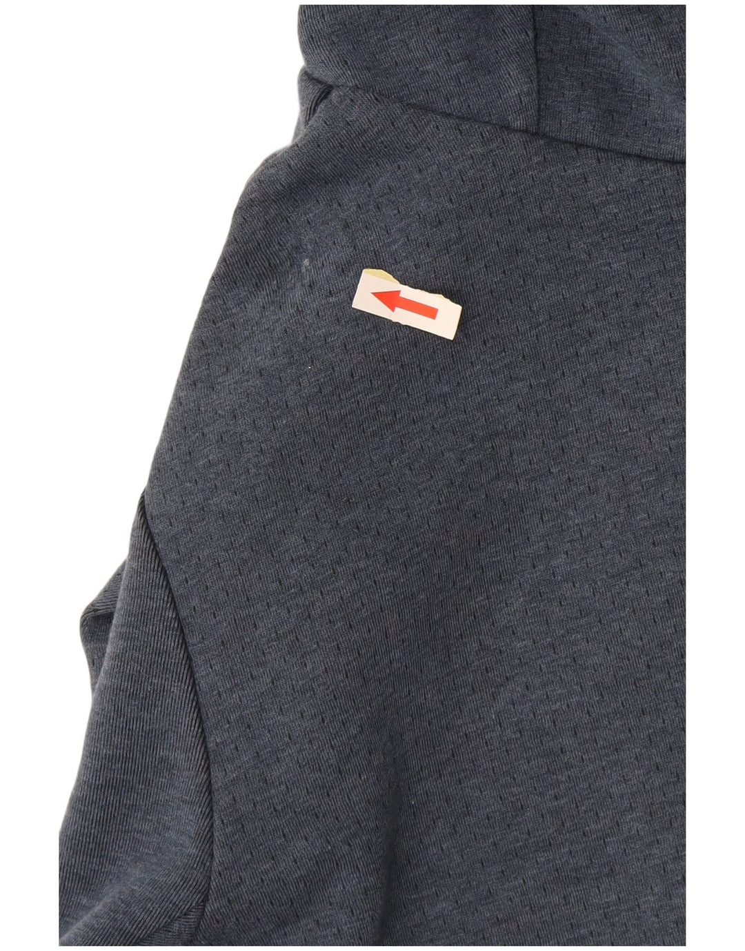 Nike Mens Hoodie Jumper Médio Azul Marinho Algodão
