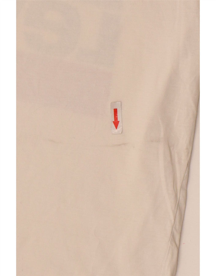 Camiseta gráfica masculina Levi's Top pequeno de algodão off white