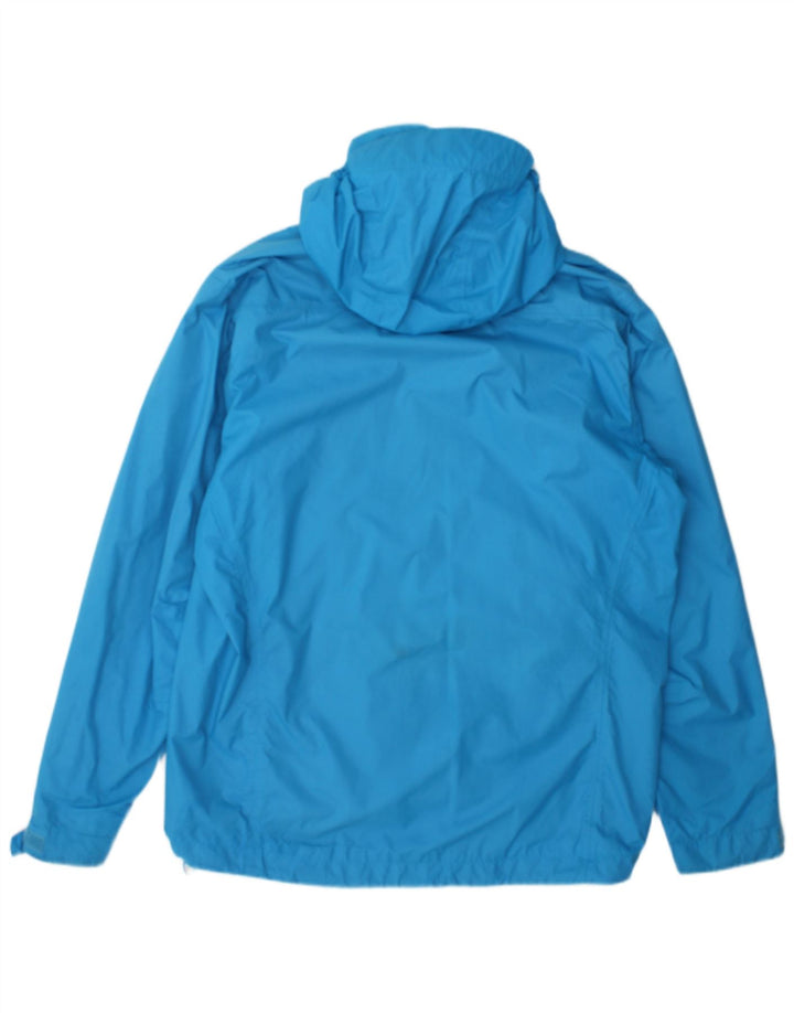 Adidas Mens Hooded Rain Jacket UK 40 Grande Azul Nylon