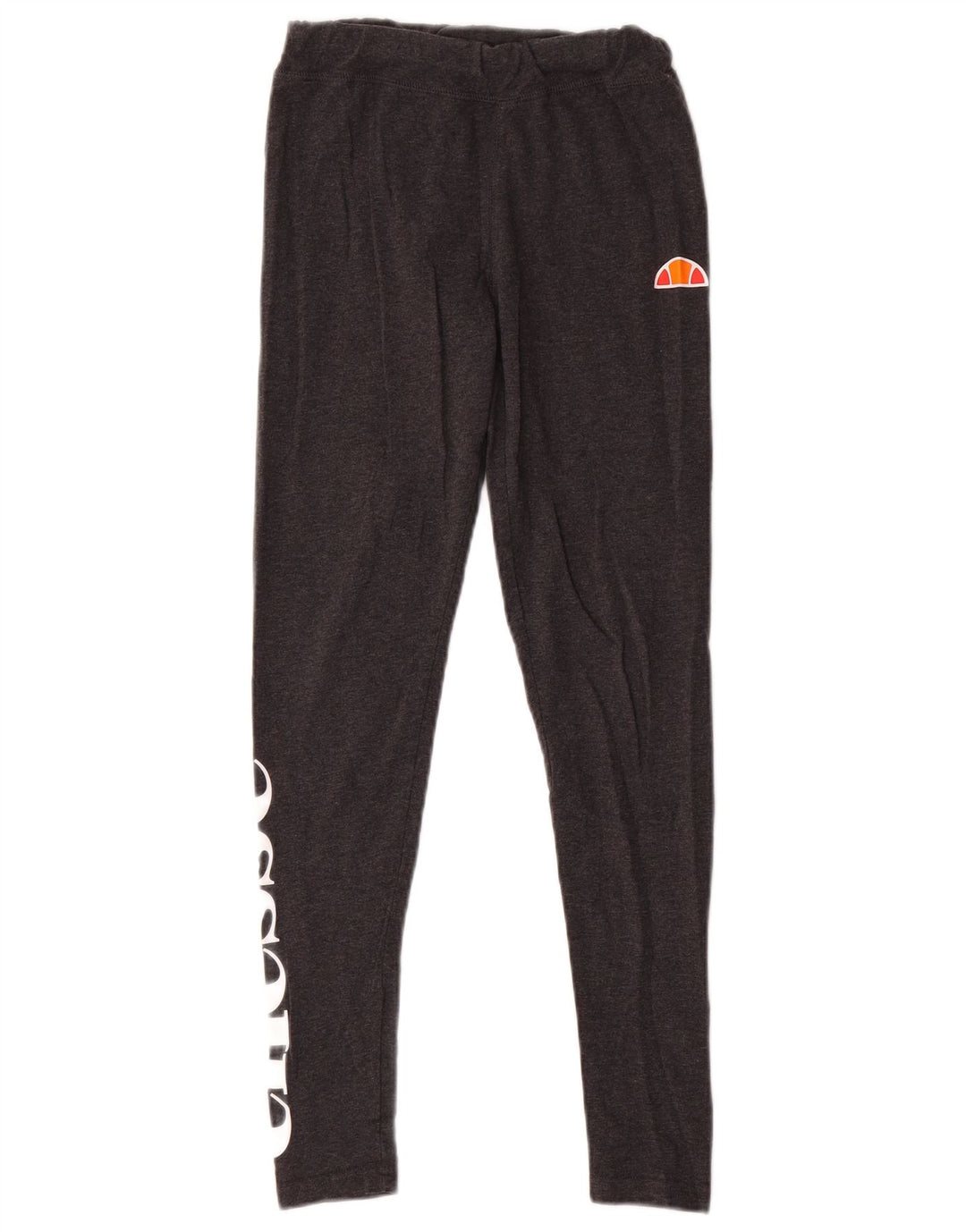 Ellesse Leggings Gráficos Femininos UK 10 Pequeno Algodão Cinza