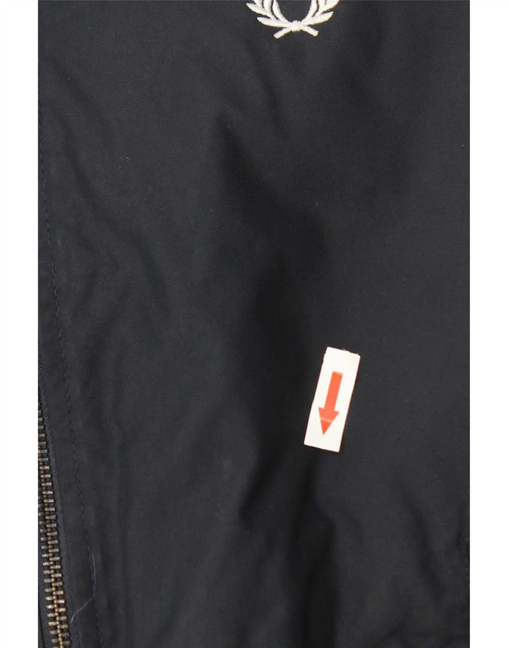 Jaqueta bomber masculina Fred Perry 11-12 anos cinza nylon