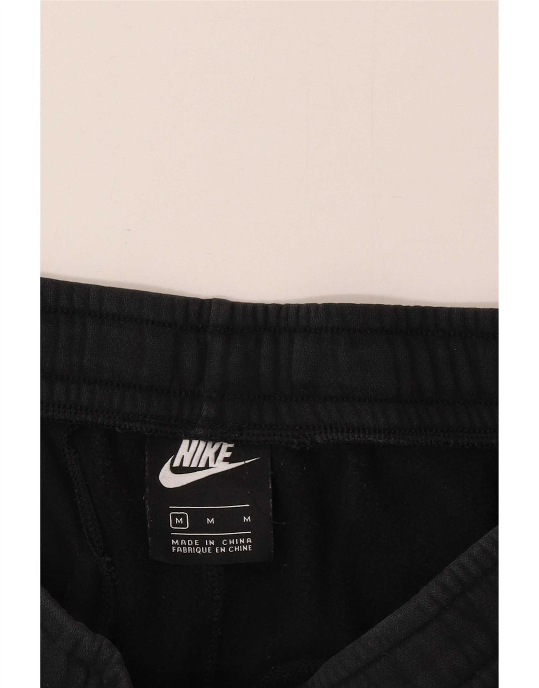 Nike Mens Treino Calças Joggers Médio Algodão Preto