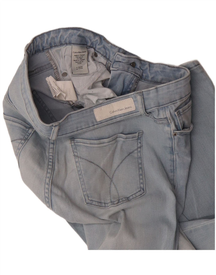 Calvin Klein Jeans Slim Feminino W30 L30 Azul Algodão