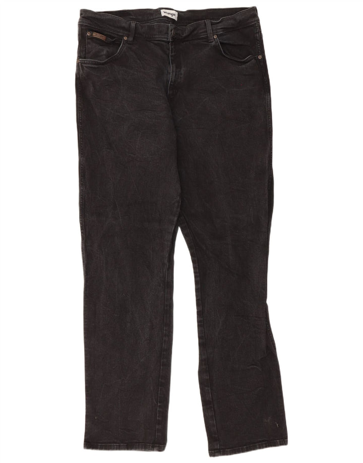 Wrangler Masculino Texas Straight Jeans W42 L36 Preto