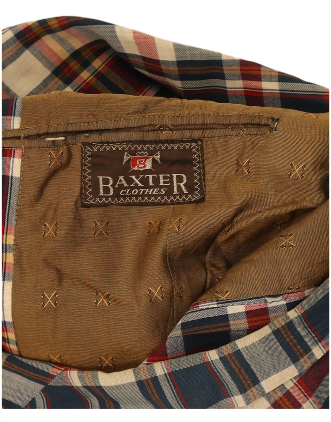 Jaqueta Blazer Masculina Baxter com 3 Botões Reino Unido 38 Médio Multicolorido