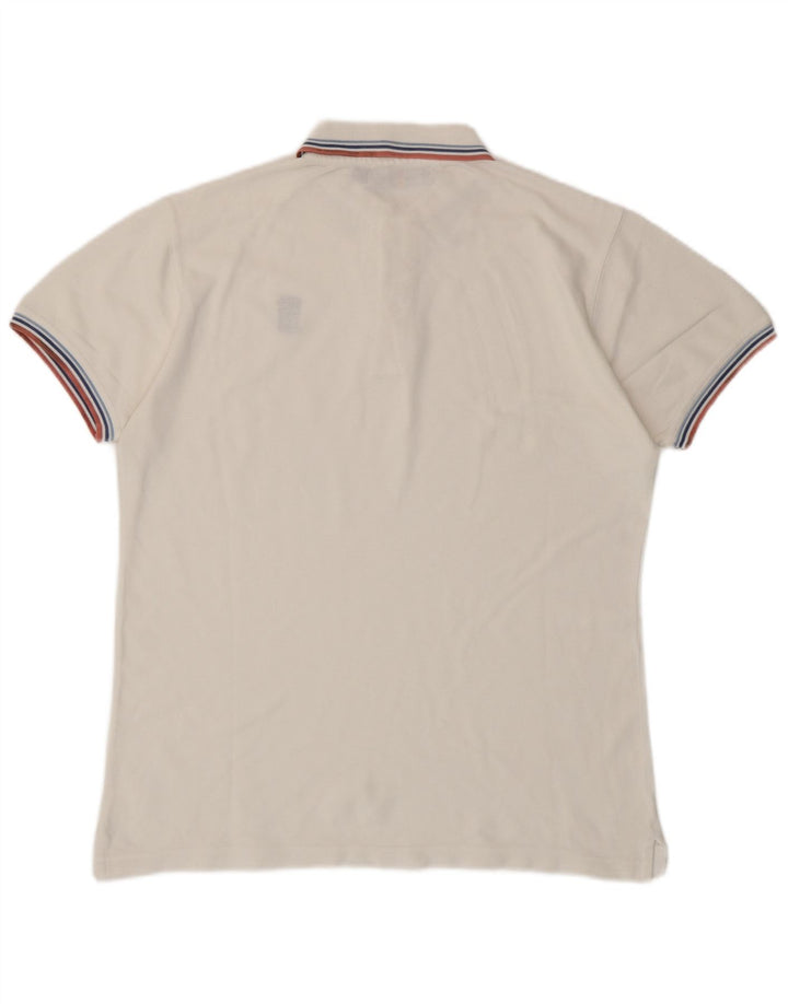 Polo masculino Marina Militare médio branco