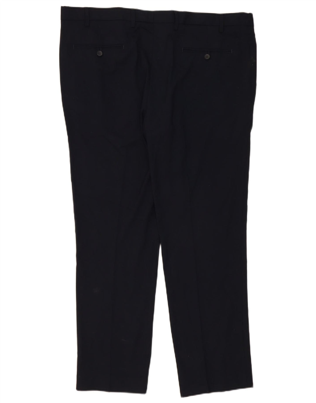 Calça Chino Slim Masculina Marks & Spencer W42 L31 Azul Marinho Poliéster