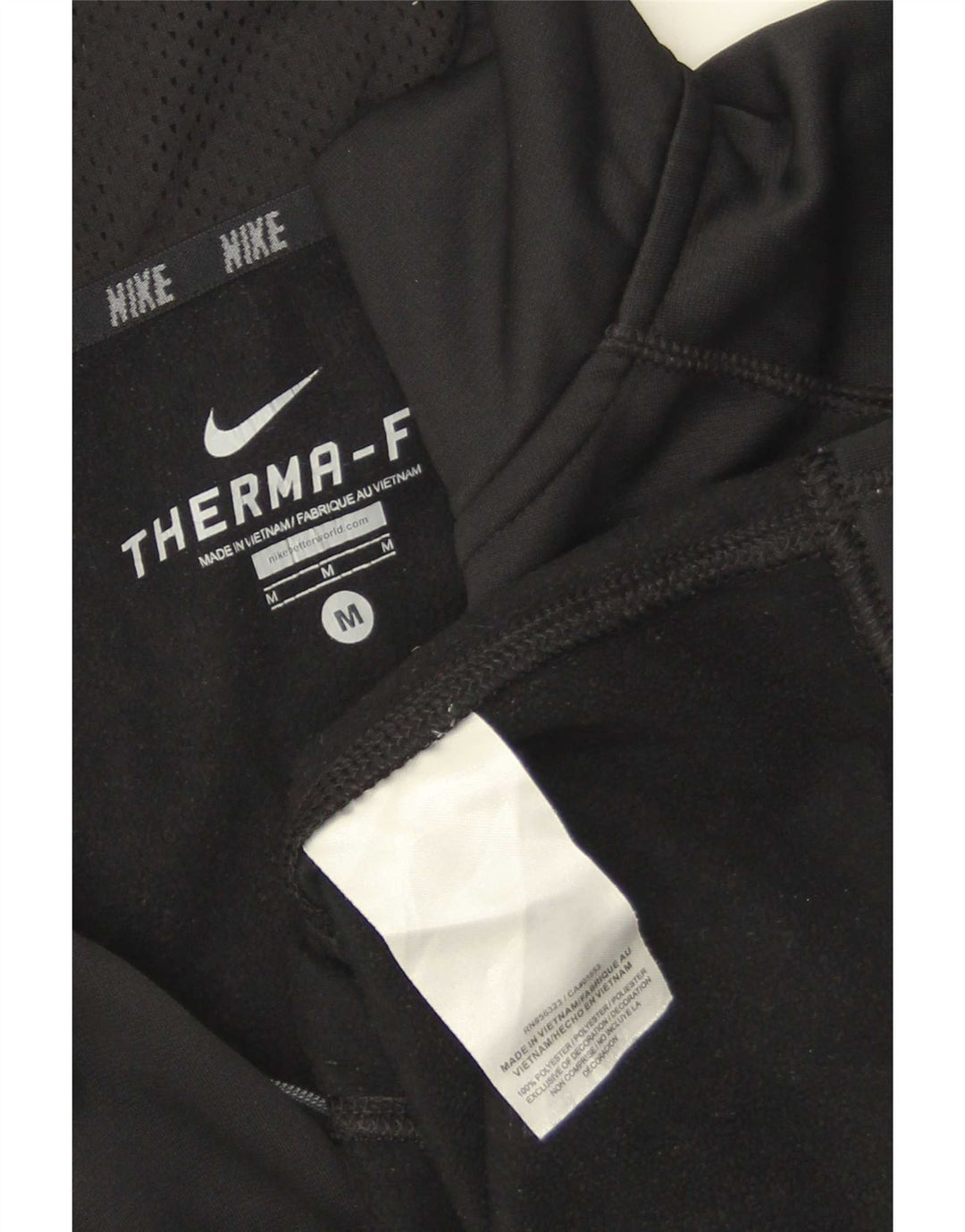 Nike Mens Therma-Fit Pullover Treino Top Médio Preto Colourblock