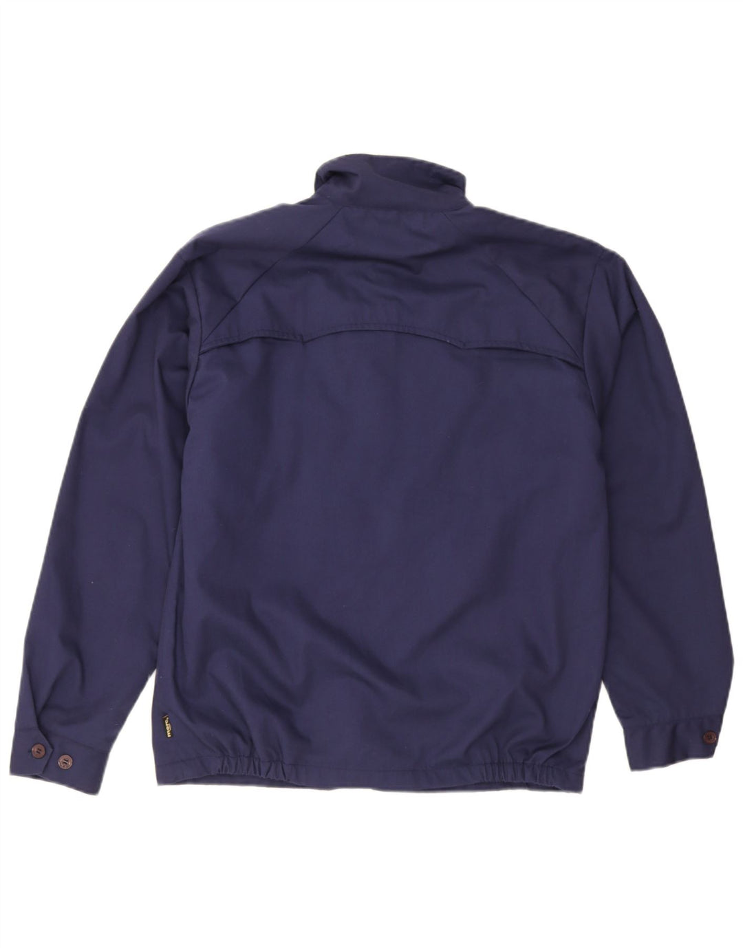 Merc Mens Bomber Jacket UK 38 Poliéster Azul Marinho Médio