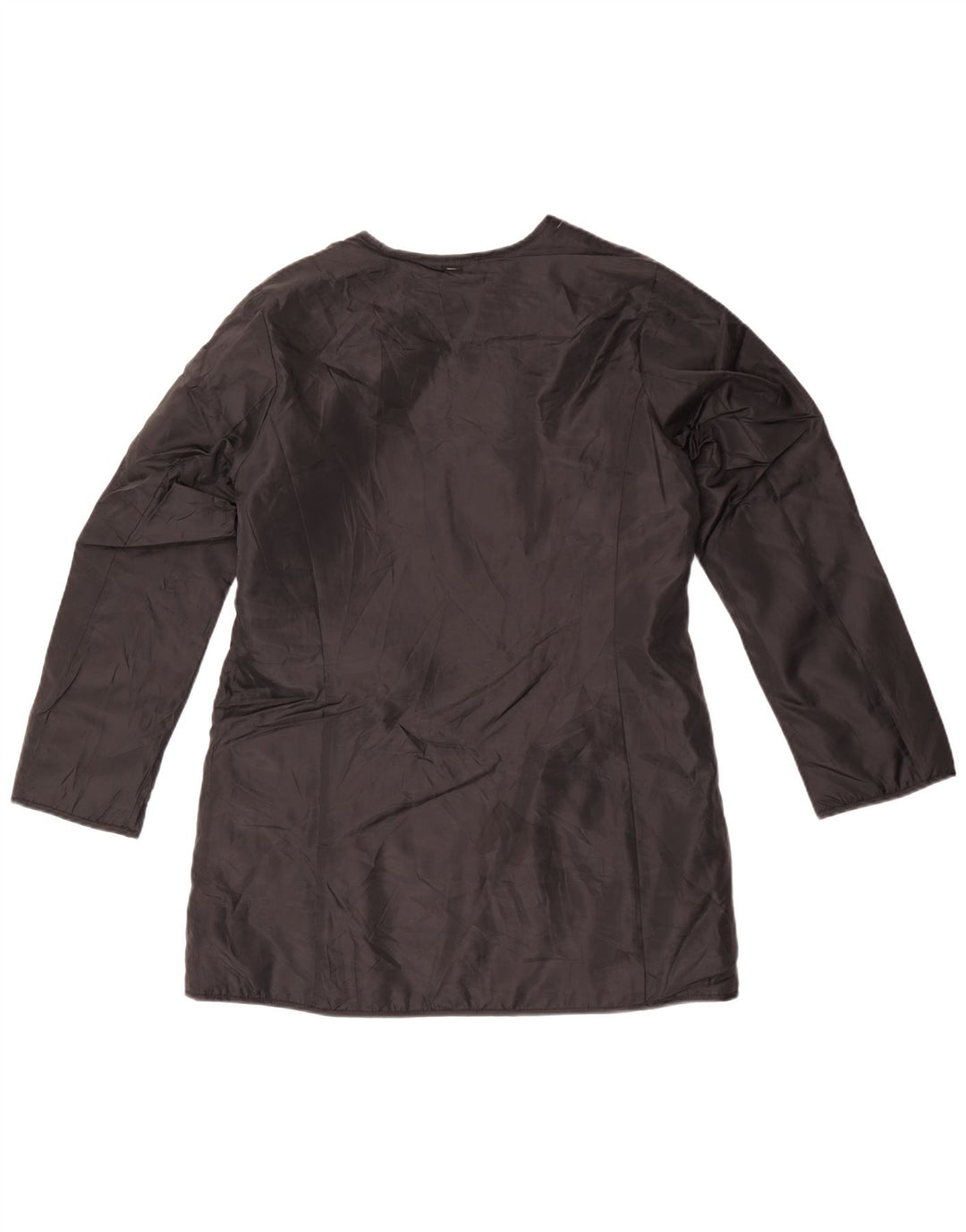 Jaqueta bomber feminina Eddie Bauer UK 14 poliéster preto médio