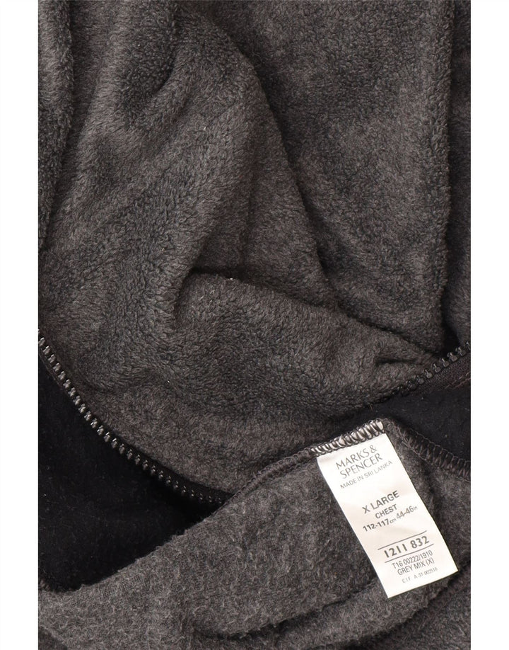 Jaqueta de lã masculina Marks & Spencer UK 42 XL poliéster cinza