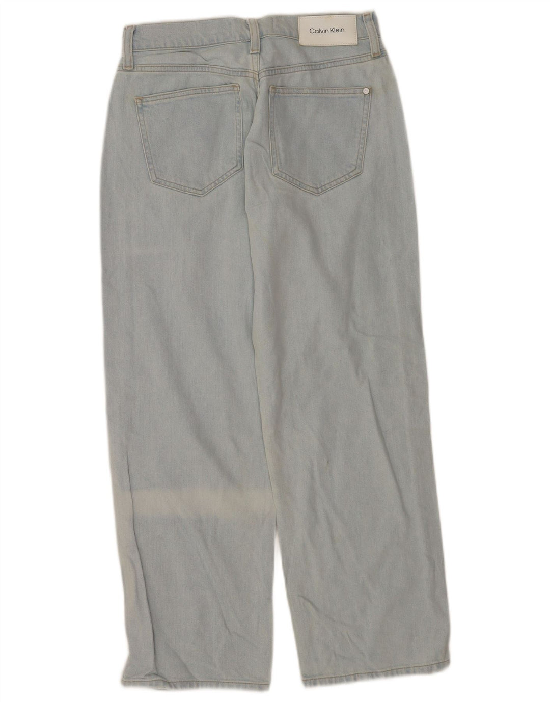 Calça jeans reta feminina CALVIN KLEIN W28 L27 algodão azul