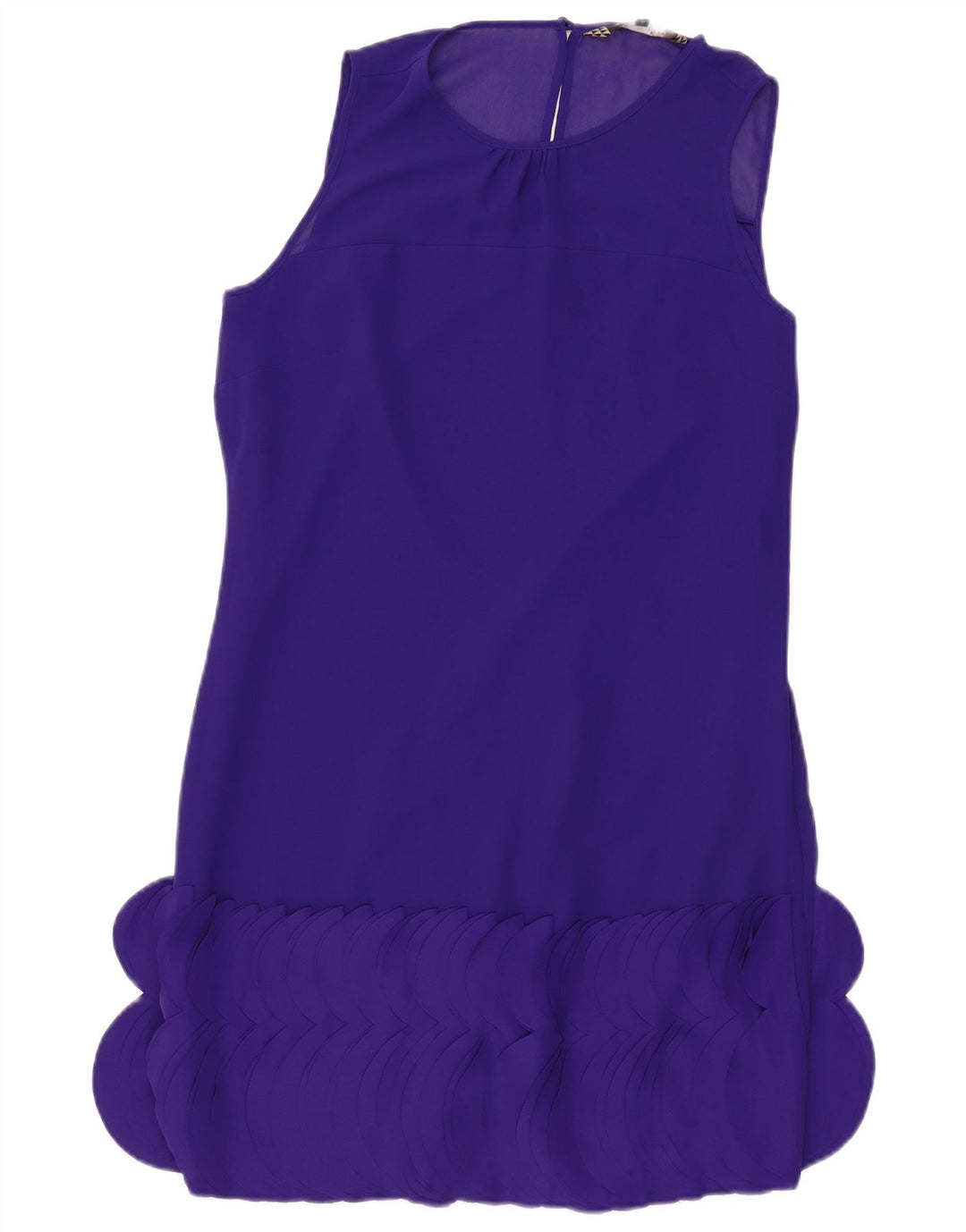 Princípios vestido feminino sem mangas regular shift UK 12 médio roxo