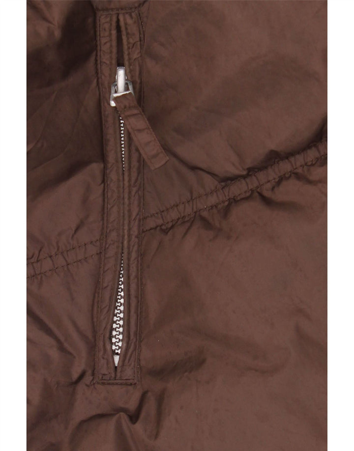 Jaqueta masculina acolchoada ELLESSE UK 42 XL marrom poliamida