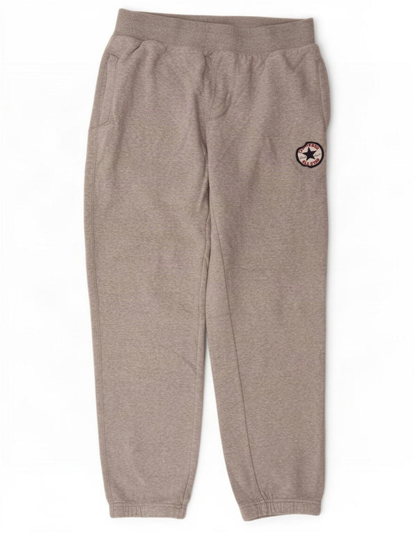 Calça de treino masculina Converse Joggers cinza médio algodão
