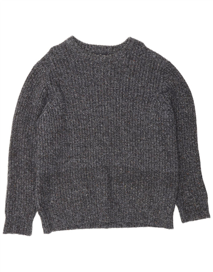Suéter masculino Marks & Spencer Blue Harbor Boat Neck Jumper grande azul marinho