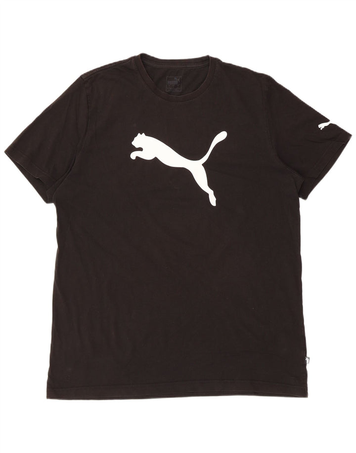 Camiseta masculina gráfica PUMA Top XL algodão preto