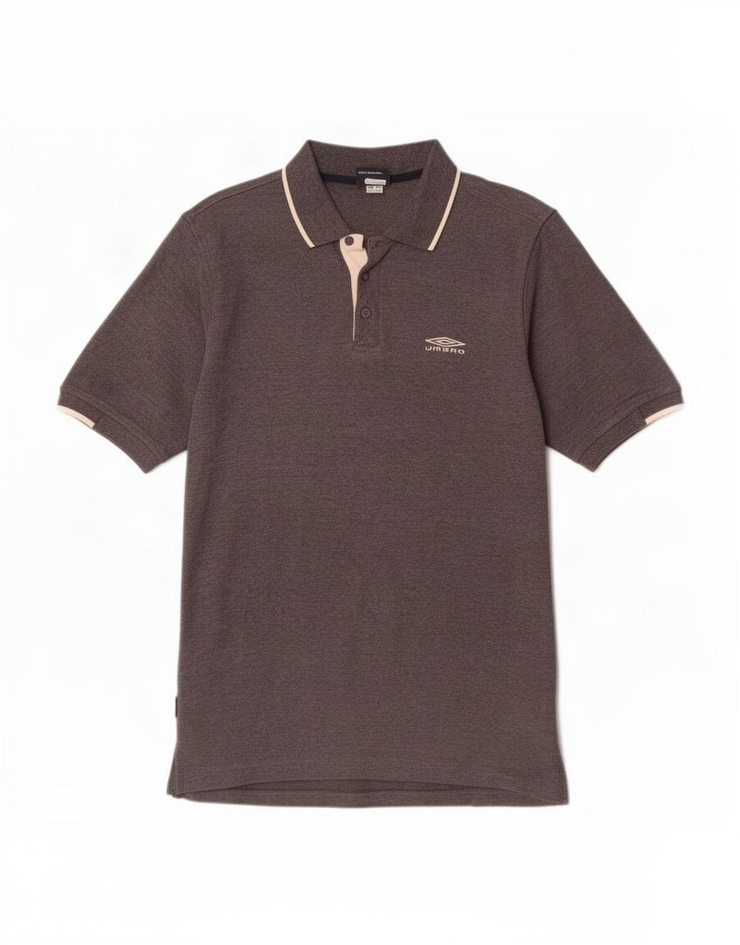 Camisa Polo Masculina Umbro Pequena Cinza Poliéster