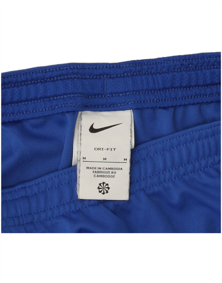NIKE Masculino Dri Fit Sport Shorts Médio Azul Poliéster
