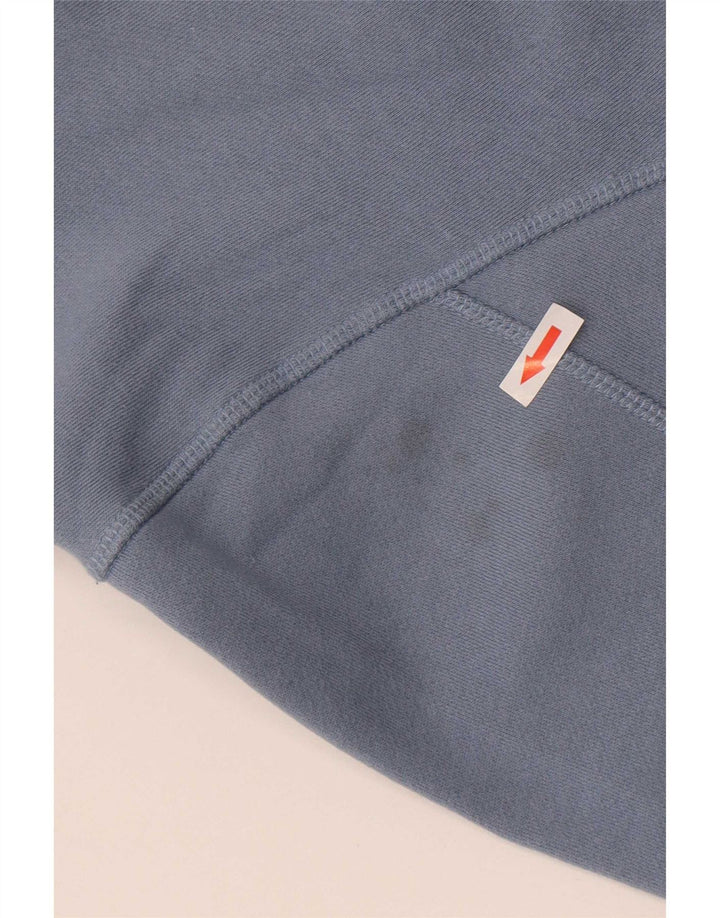 Suéter oversized feminino Topshop Reino Unido 16 grande algodão azul