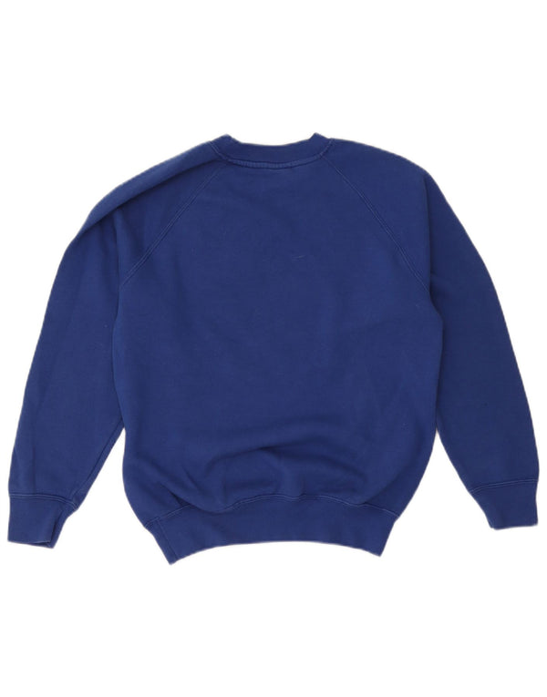 Suéter gráfico Russell Athletic Boys 11-12 anos 2XL algodão azul
