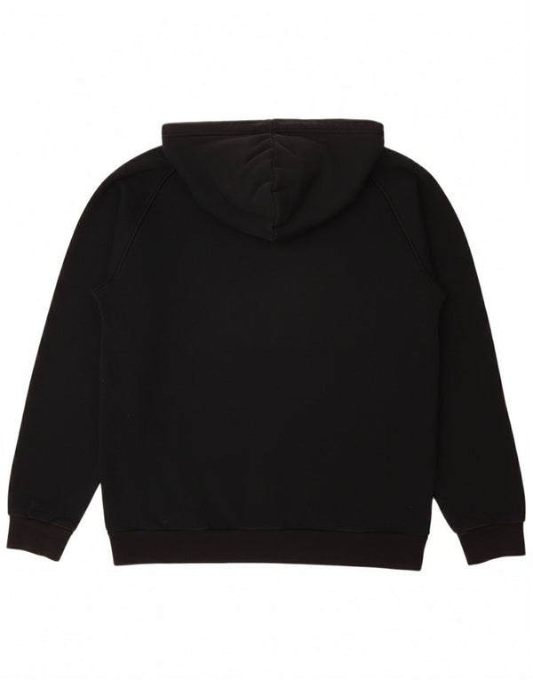 ADIDAS Meninos Graphic Hoodie Jumper 15-16 Anos Preto