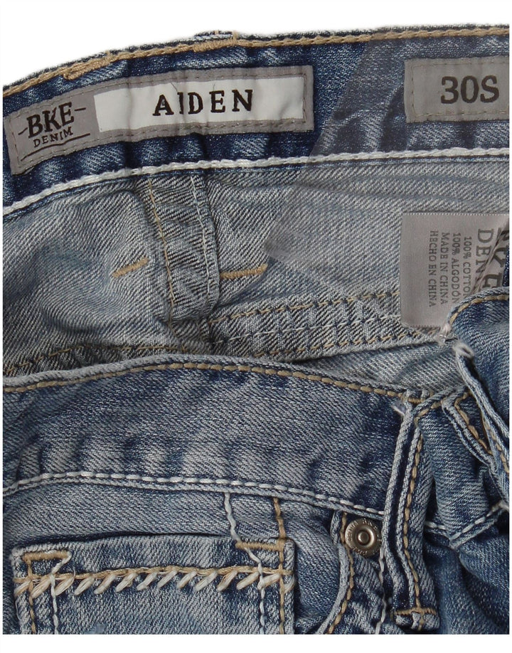 Calça jeans feminina BKE Aiden Bootcut W30 L29 algodão azul
