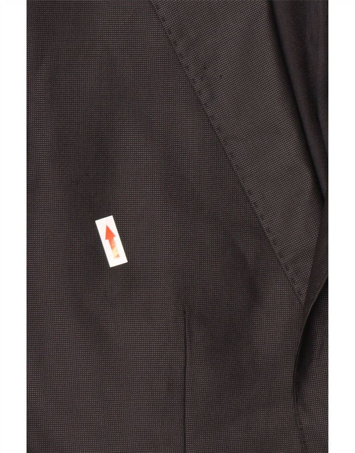 Jaqueta blazer masculina Zara com 2 botões EU 48 médio preto