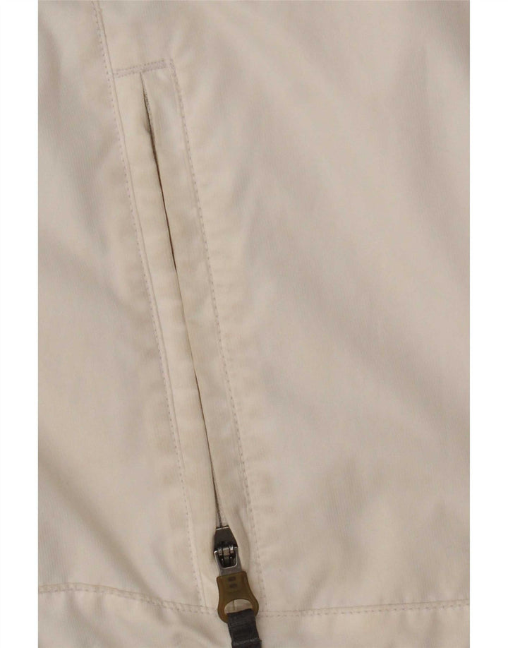 Columbia Womens Interchange Hooded Rain Jacket UK 16 Grande Branco