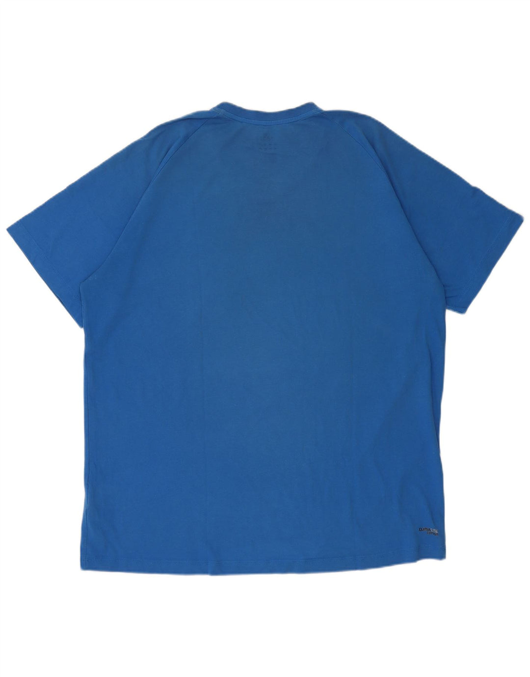 Adidas Mens Camiseta Top XL Azul Algodão