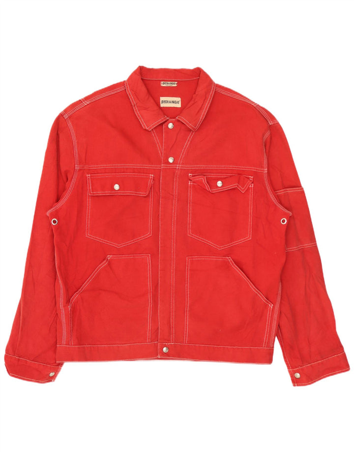 Jaqueta utilitária masculina Durango UK 40 grande algodão vermelho