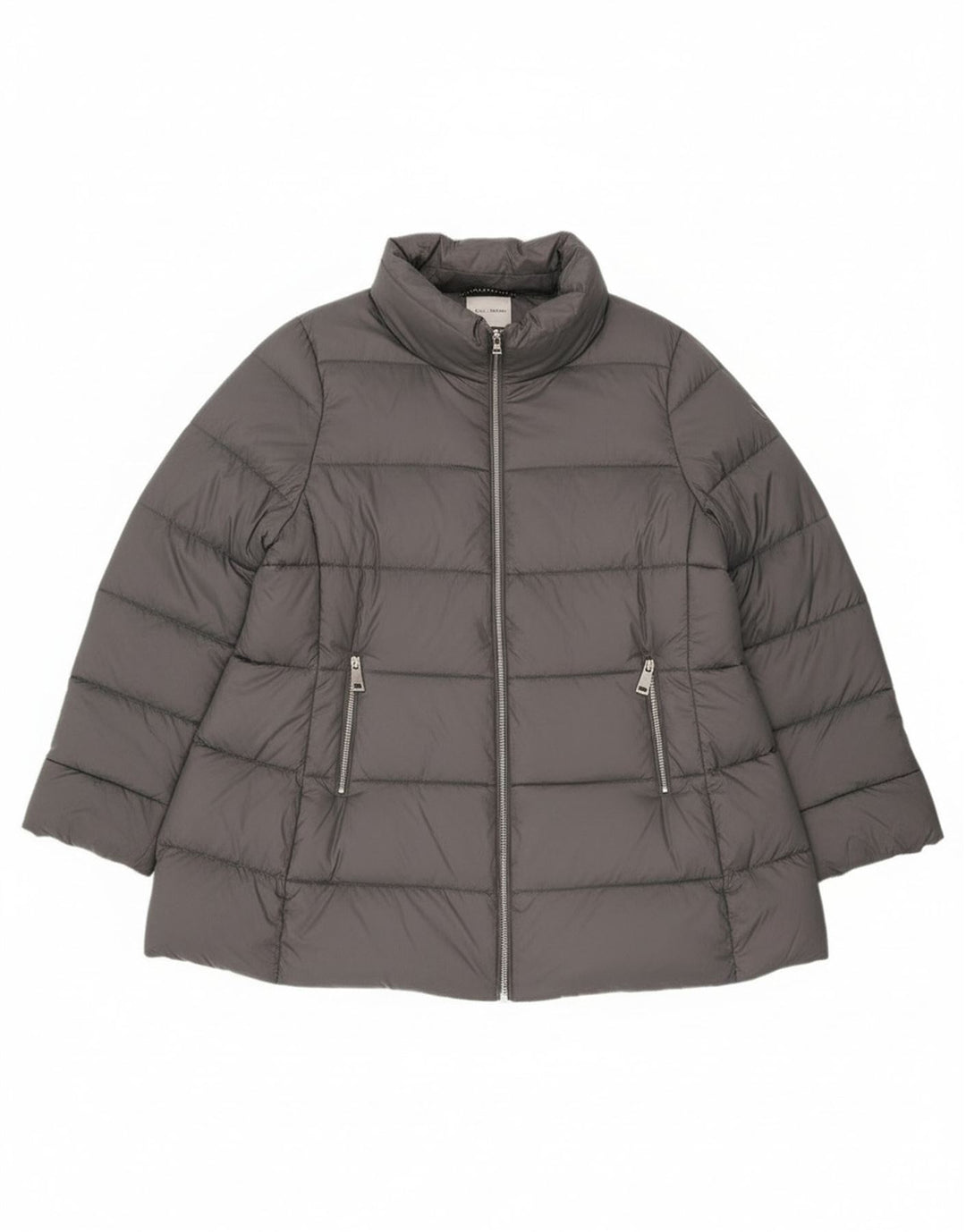 Jaqueta acolchoada feminina Fiorella Rubino UK 18 XL cinza poliamida