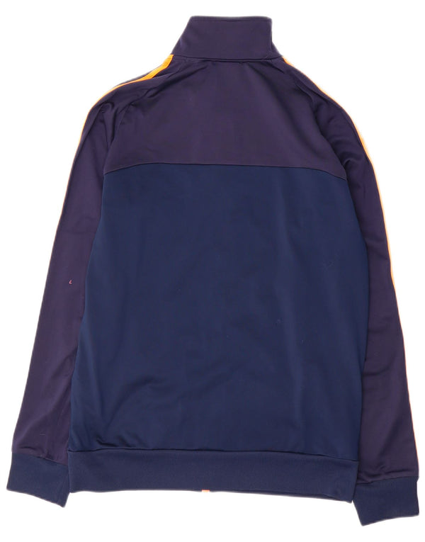 Adidas Mens Tracksuit Top Jacket UK 38/40 Médio Azul Marinho Colorblock