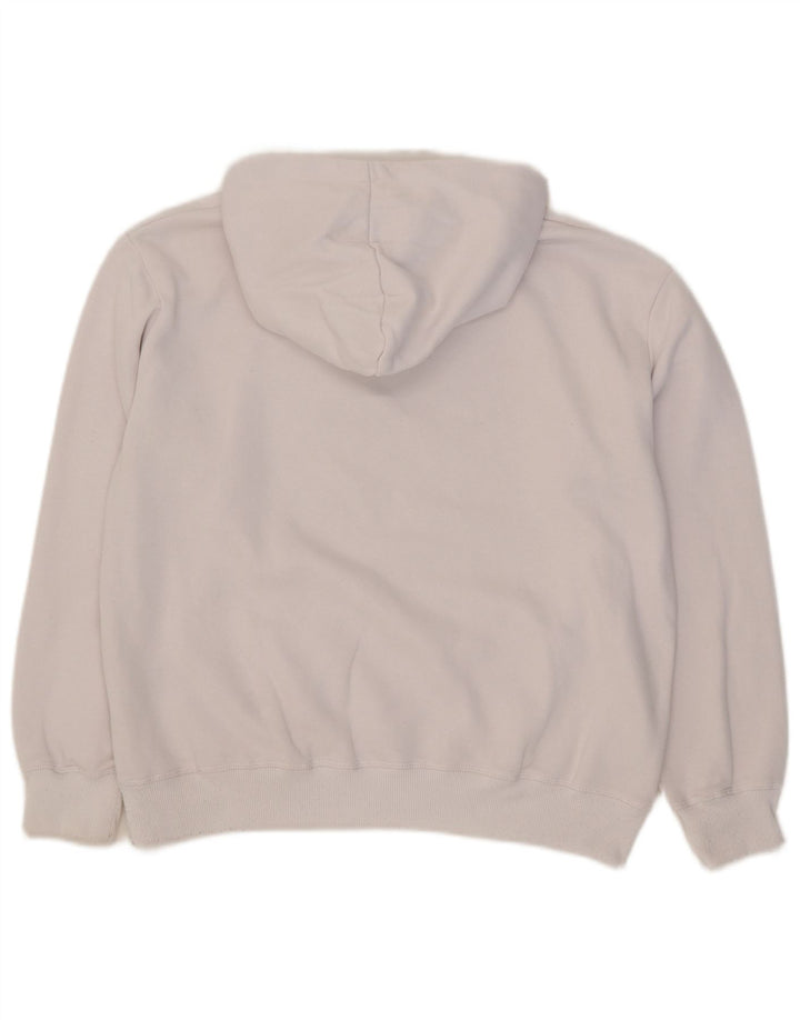 Umbro moletom com capuz gráfico masculino médio algodão branco