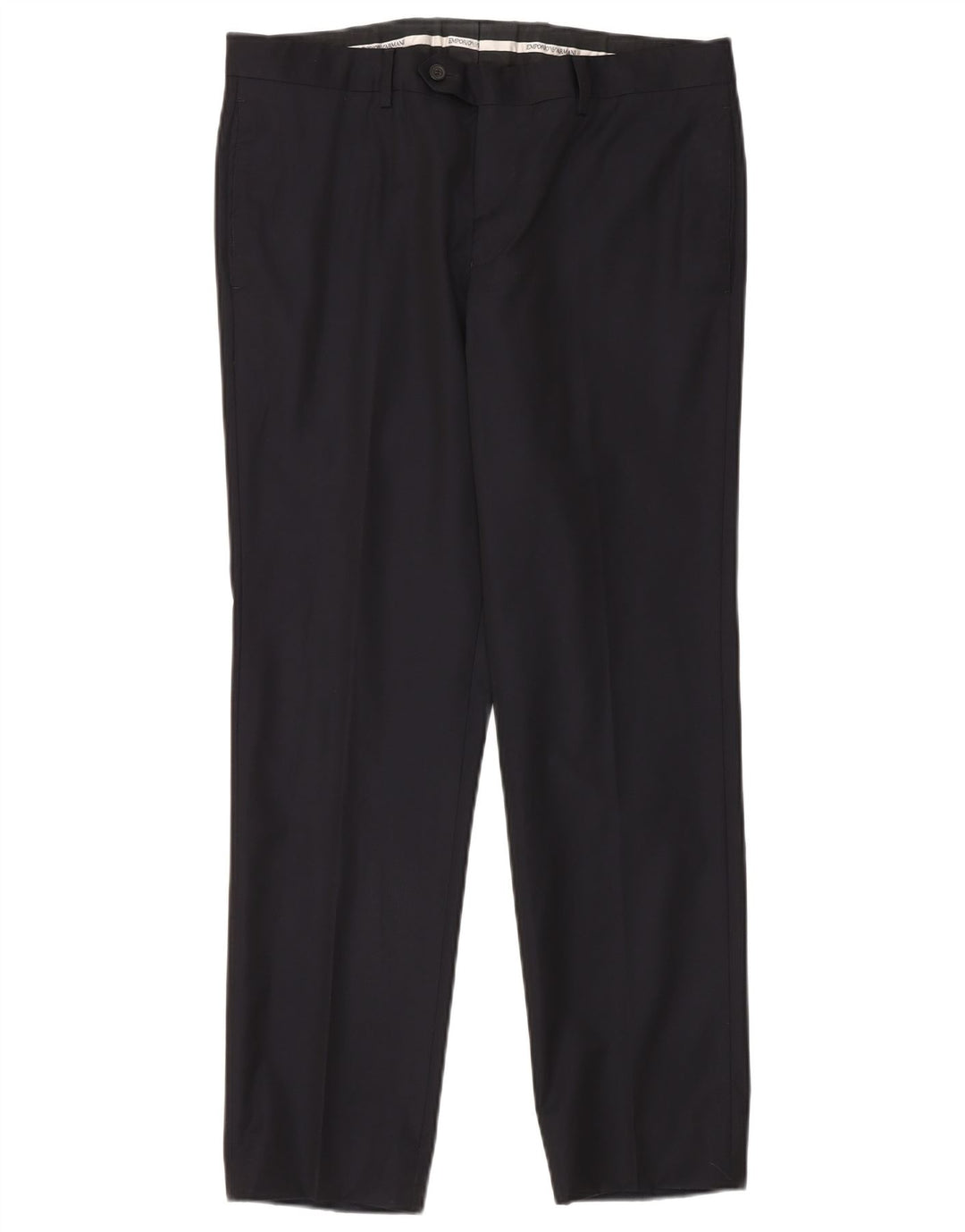 Emporio Armani masculino 2 botões terno de 2 peças IT 50 grande W35 L30 azul marinho