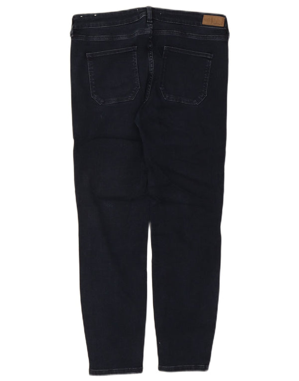 Calça jeans feminina super skinny Fat Face UK 12 médio W30 L24 azul marinho