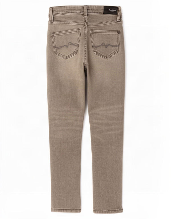 PEPE Jeans Meninos Jeans Skinny 7-8 Anos W22 L23 Algodão Cinza