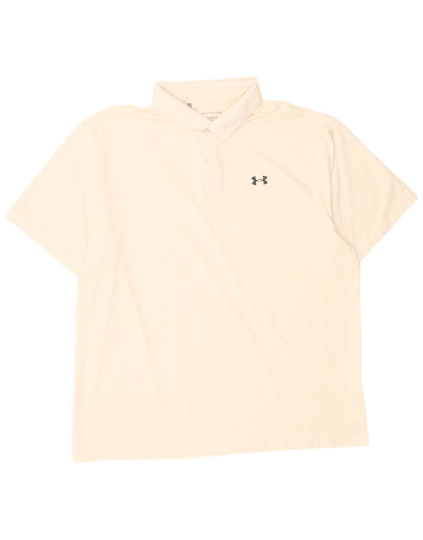 Camisa polo masculina Under Armour 2XL branca