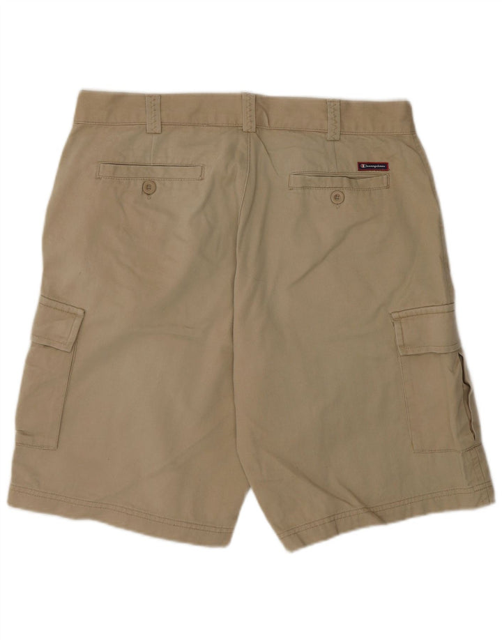 Champion Womens Cargo Shorts Médio W32 Bege
