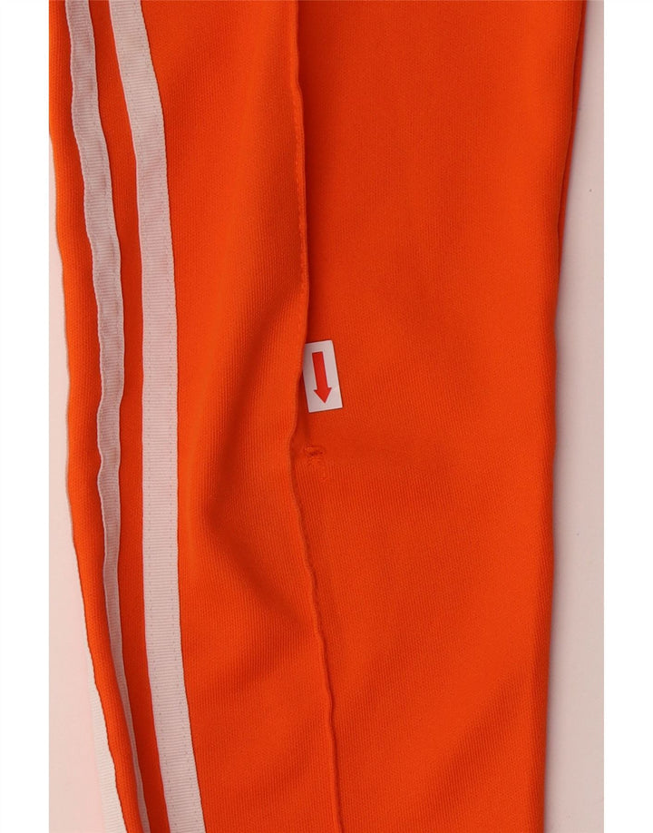 Calças de treino femininas ADIDAS UK 6 XS laranja poliéster