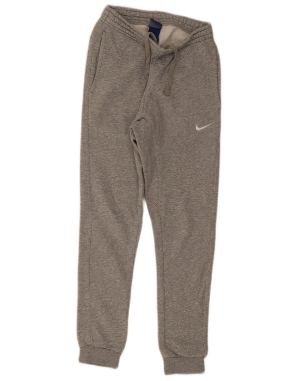 Calça de treino masculina Nike Joggers XS cinza algodão manchado